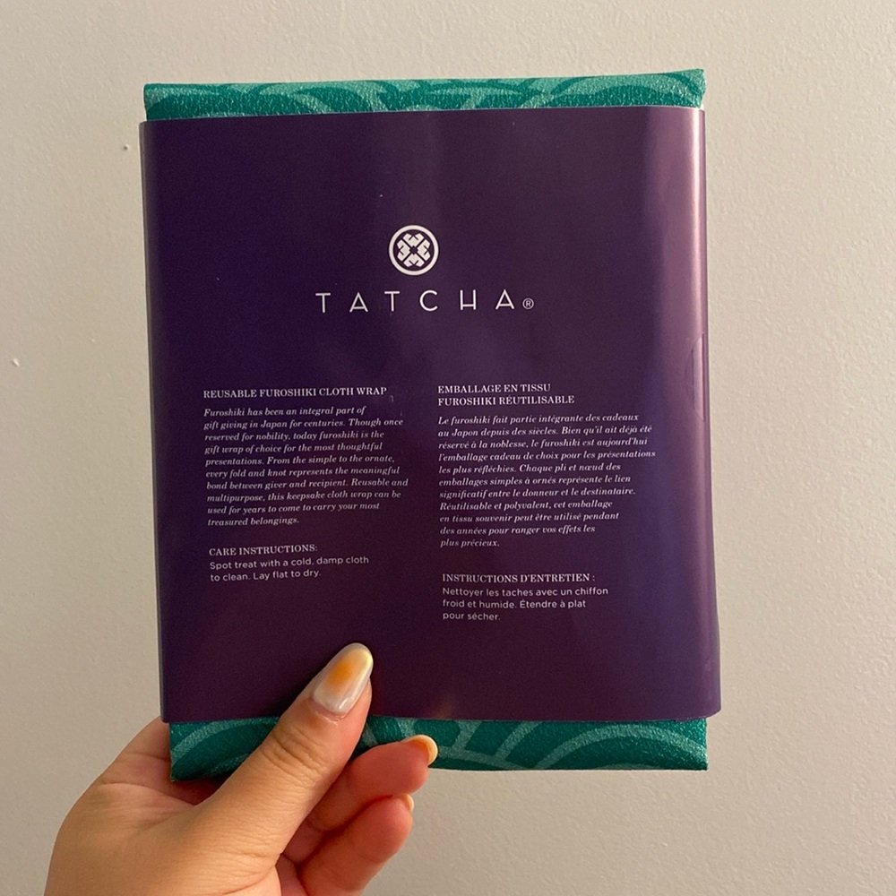 NEW TATCHA REUSABLE FUROSHIKI CLOTH WRAP